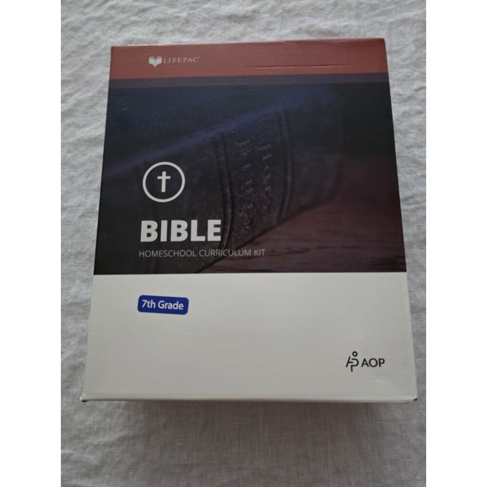 Lifepac Bible Homeschool Curriculum 7th Grade Alpha Omega Units 3-10 & Teacher